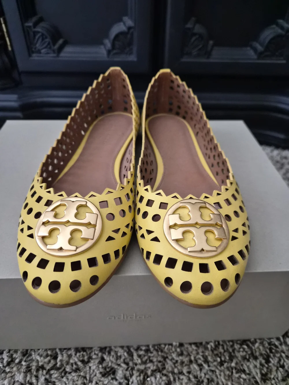 Tory Burch Chelsea Paris Nappa Ballet Flats US8